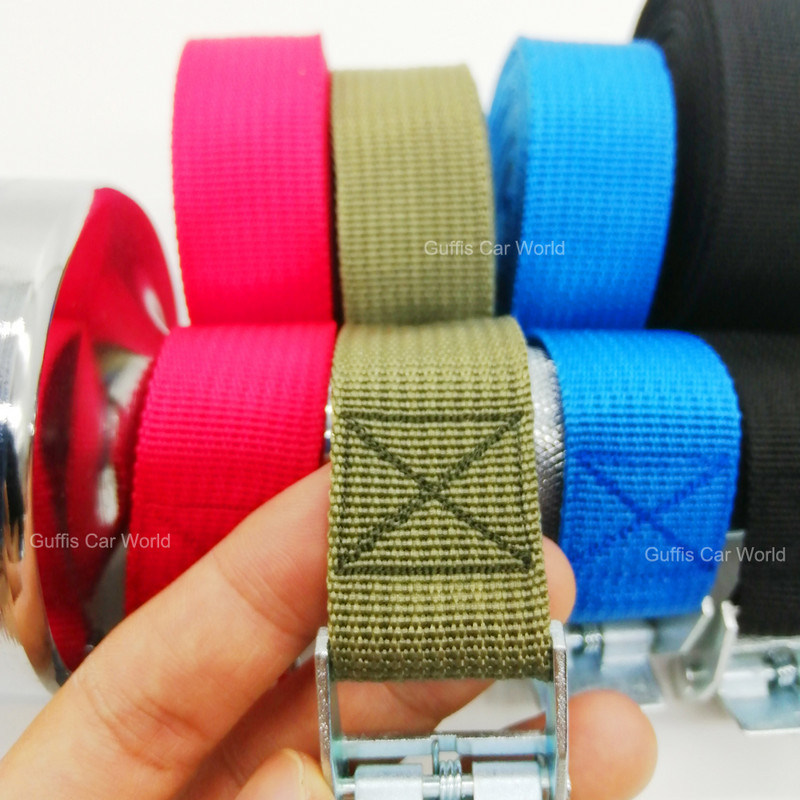 4M krovinių dirželiai su sagtimi surišamu diržu motociklo automobiliui dviračio metalo vilkimo virvė Tvirtas reketinis bagažo krepšio tvirtinimo diržas