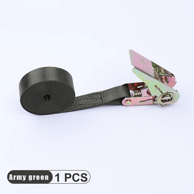 Ιμάντες φορτίου με πόρπη 3M για μοτοσικλέτα αυτοκινήτου με μεταλλικό σχοινί ρυμούλκησης ισχυρή ζώνη καστάνιας για τσάντα αποσκευών