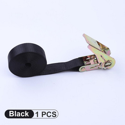 Ιμάντες φορτίου με πόρπη 3M για μοτοσικλέτα αυτοκινήτου με μεταλλικό σχοινί ρυμούλκησης ισχυρή ζώνη καστάνιας για τσάντα αποσκευών