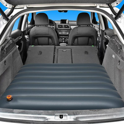 Autós felfújható matrac Hordozható utazási kemping légágy Összecsukható csomagtartó párna Többfunkciós autós ágy kényelmes kanapé
