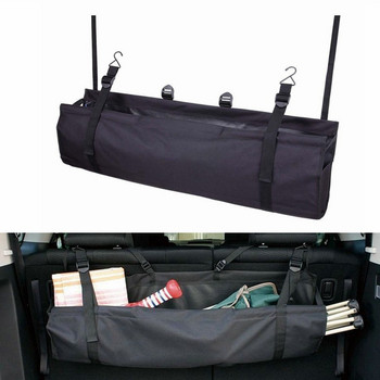 Универсален органайзер за багажник за кола с голям капацитет, регулируеми много висящи джобни чанти за съхранение на задната седалка Oxford