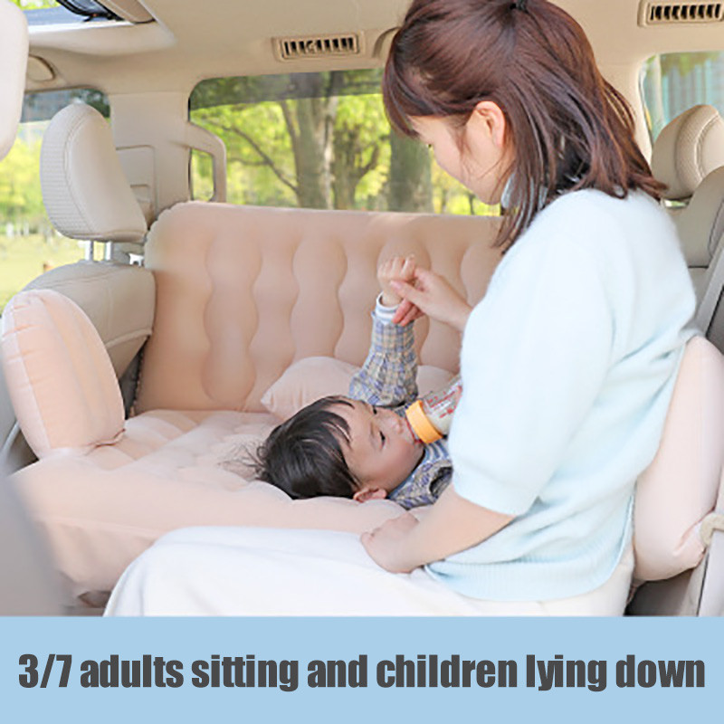 Besplatna zračna pumpa za putni madrac u automobilu i stražnje sjedalo s udobnim putnim krevetom na napuhavanje Krevet za automobil Putni pribor za automobile