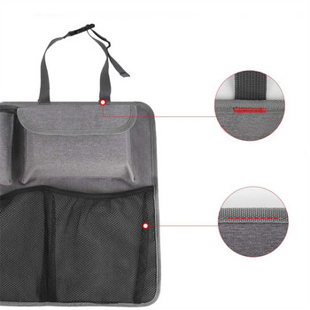 Анти-мръсна чанта за съхранение на облегалката на стола за кола, защита на седалката, разни вещи, прибиране, подреждане, висяща чанта, авто Ipad, напитка, организирайте аксесоари