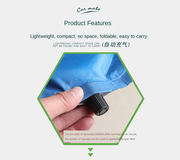 Automobilis Kelioninis lova SUV Lauko Stovyklavietė Galinis bagažinės Čiužinys Pripučiamas Sulankstomas dviejų čiužinių Auto Sofa Automatinė Poilsio Pagalvėlė