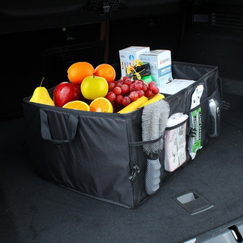 Кутия за съхранение на багажник на кола Сгъваема опаковка за големи модели Кутия за съхранение на изолация на кола Удебелена кутия за съхранение от оксфордски плат