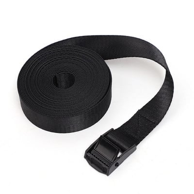 5M*25 mm-es autófeszítő kötél, erős racsnis öv, csomagtartó táska rakományrögzítés fémcsatos vontatókötél feszítővel