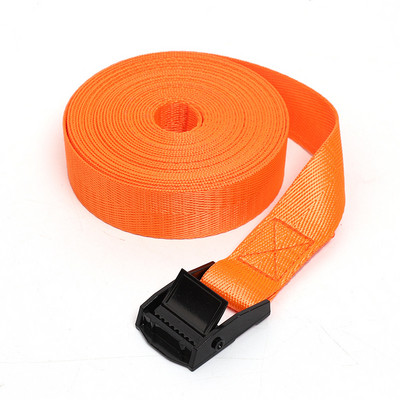 5M*25 mm-es autófeszítő kötél, erős racsnis öv, csomagtartó táska rakományrögzítés fémcsatos vontatókötél feszítővel