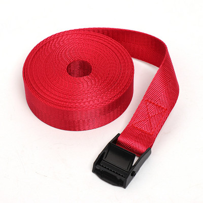 5M*25 mm-es autófeszítő kötél, erős racsnis öv, csomagtartó táska rakományrögzítés fémcsatos vontatókötél feszítővel