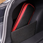 My Good Car Storage válaszfalak a csomagtartó válaszfalának hátsó dobozának mindkét oldalán a Tesla Model 3 Model Y autótartozékokhoz