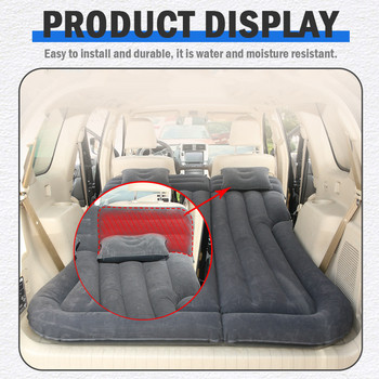 Μεγάλο μέγεθος 1,75m Πτυσσόμενο κρεβάτι ταξιδιού αυτοκινήτου για οικογενειακό ταξίδι υψηλής ποιότητας Μαλακό υλικό για BMW Benz Audi Honda Toyota