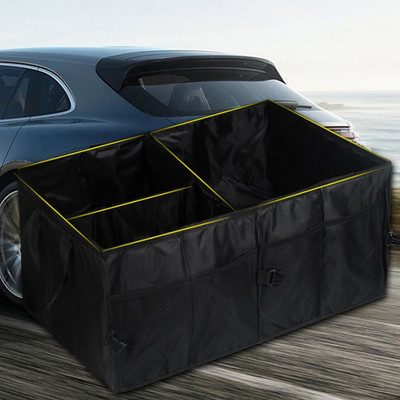 Φορητό Multi Compartments Trunk Storage Organizer 600D Oxford Stowing Τακτοποίηση εσωτερικών θέσεων Πτυσσόμενες τσάντες αποθήκευσης αυτοκινήτου