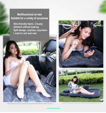 Φουσκωτό κρεβάτι αυτοκινήτου Πολυλειτουργικό κρεβάτι ταξιδιού 900*1350(mm) στρώμα αυτοκινήτου PVC+ συρρέουν κρεβάτι αυτοκινήτου αξεσουάρ αυτοκινήτου