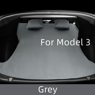 Za Tesla Model 3 Model Y 2017-2022 Zračni madrac na napuhavanje Vanjsko kampiranje Specijalna antilop tkanina na napuhavanje Putni krevet za automobil