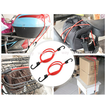 12PCS Еластични шнурове за бънджи с куки, въже, лента за опаковане на багаж, мрежа за товар за мотоциклет, велосипед, пътуване, къмпинг, туризъм