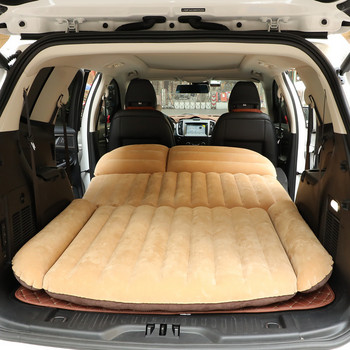 Φουσκωτό στρώμα αυτοκινήτου SUV Trunk Flocking Φορητό φουσκωτό μαξιλάρι με επένδυση Σέξι κρεββάτι ταξιδιού αυτοκινήτου Στρώμα αυτοκινήτου λάτρης του παιδιού