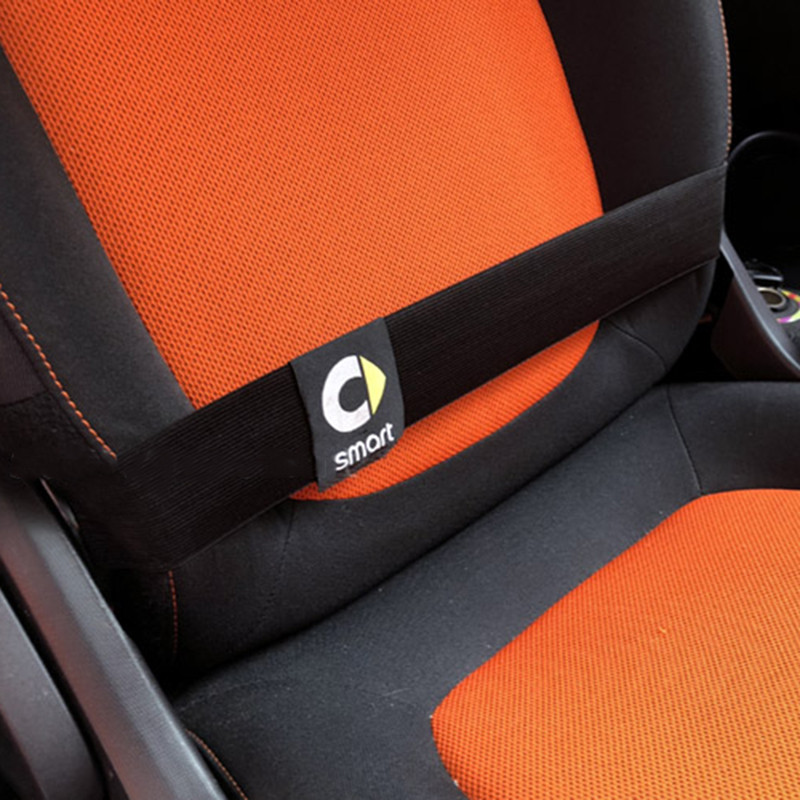 Autó csúszásgátló esés biztonsági öv ülés biztonsági rugalmas öv védő dekor Smart 451 453 fortwo for4 autós univerzális tartozékokhoz