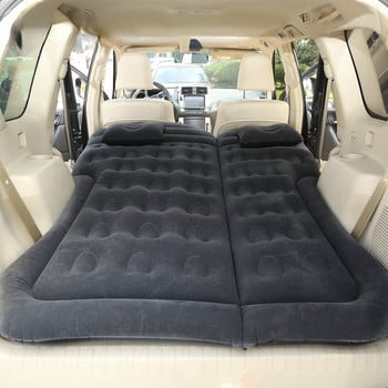 Κρεβάτι ταξιδιού αυτοκινήτου Πίσω κάθισμα Πτυσσόμενο διπλό στρώμα μπαούλο φουσκωτό στρώμα αέρα Μαξιλάρι εξωτερικού χώρου Κάμπινγκ κρεβάτι ύπνου
