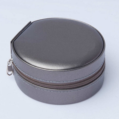 2021 Afișaj Organizator de bijuterii Cutii pentru bijuterii de călătorie Cutie portabilă pentru bijuterii de călătorie Organizator de depozitare din piele Suport pentru cercei