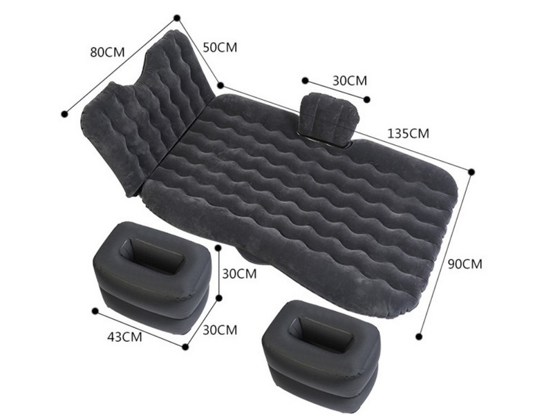 Putni krevet za automobil na napuhavanje Auto madrac za stražnje sjedalo Pvc tkanina za bolje spavanje u automobilu za odmor djevojke za dijete