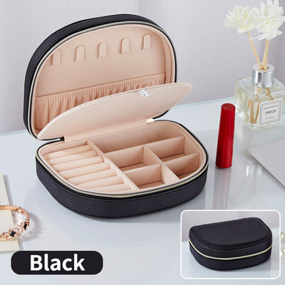 Naujos papuošalų dėžutės Nešiojamos PU odinės saldainių spalvos organizatorius Rodyti Kelionių papuošalų dėklų dėžutės Auskarai karoliai žiedas papuošalų dėžutė