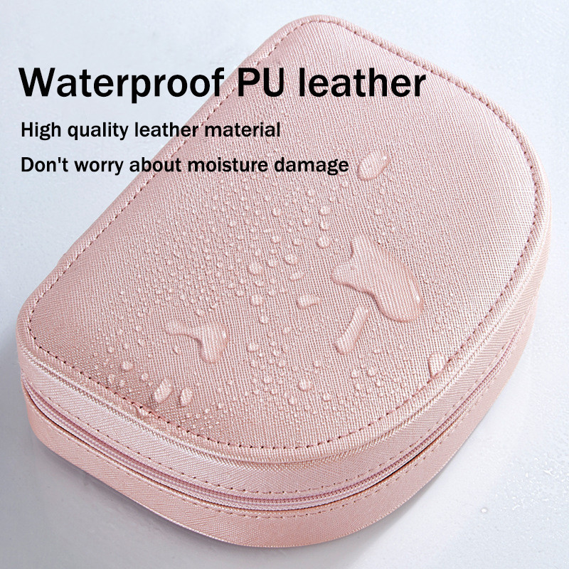 Naujos papuošalų dėžutės Nešiojamos PU odinės saldainių spalvos organizatorius Rodyti Kelionių papuošalų dėklų dėžutės Auskarai karoliai žiedas papuošalų dėžutė