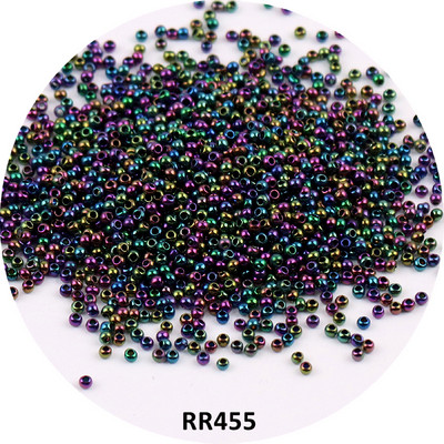 Χρυσές 15/0 Ιαπωνικές σπόροι 1,5 mm Ομοιόμορφες μεταλλικές χάλκινες στρογγυλές γυάλινες χάντρες για κοσμήματα κατασκευής ενδυμάτων DIY
