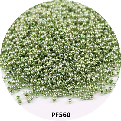 Χρυσές 15/0 Ιαπωνικές σπόροι 1,5 mm Ομοιόμορφες μεταλλικές χάλκινες στρογγυλές γυάλινες χάντρες για κοσμήματα κατασκευής ενδυμάτων DIY