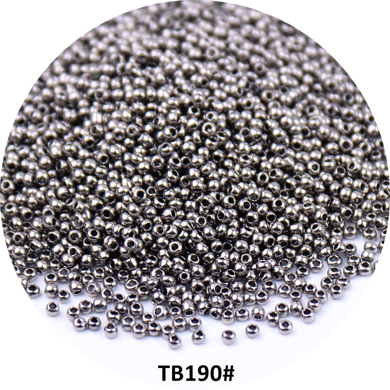 Χρυσές 15/0 Ιαπωνικές σπόροι 1,5 mm Ομοιόμορφες μεταλλικές χάλκινες στρογγυλές γυάλινες χάντρες για κοσμήματα κατασκευής ενδυμάτων DIY