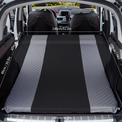 Visiškai automatinė pripučiama automobilio pripučiama lova Automobilių reikmenys Miegamieji čiužiniai Automobiliniai visureigiai Galinės eilės galinės sėdynės pagalvėlė Miego įklotas Oras