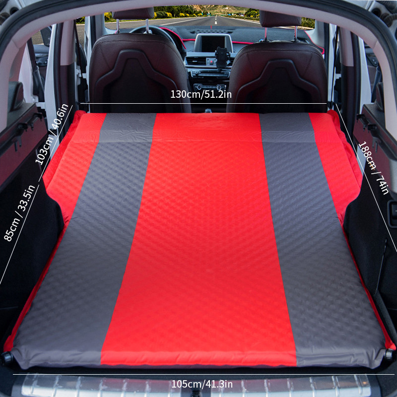 Visiškai automatinė pripučiama automobilio pripučiama lova Automobilių reikmenys Miegamieji čiužiniai Automobiliniai visureigiai Galinės eilės galinės sėdynės pagalvėlė Miego įklotas Oras