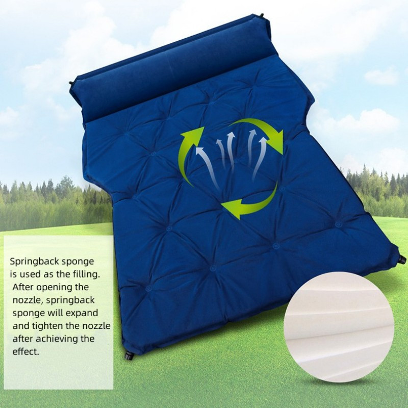 Automatinis pripučiamas oro kilimėlis visureigis specialus oro čiužinys suaugusiųjų miegamasis čiužinys Automobilinė kelioninė lova Daugiafunkcinė automobilio dvigulė lova