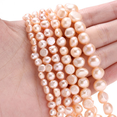 Mărgele de perle naturale de apă dulce, formă neregulată, perforate, mărgele libere pentru realizarea de bijuterii, bricolaj, brățări, colier, accesorii 4-11mm