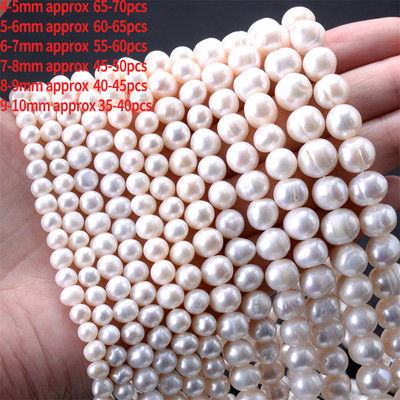 Mărgele de perle naturale de apă dulce, formă neregulată, perforate, mărgele libere pentru realizarea de bijuterii, bricolaj, brățări, colier, accesorii 4-11mm