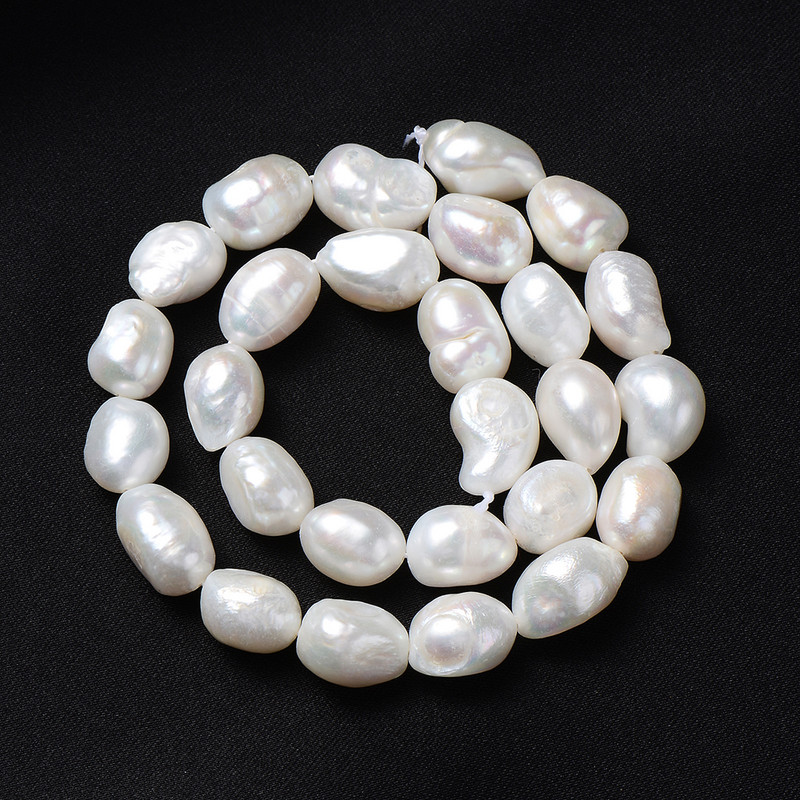 Dabiskas saldūdens pērļu krelles, neregulāras formas perforators, brīvas krelles rotaslietu izgatavošanai, DIY rokassprādzes kaklarotas aksesuāri 4-11 mm