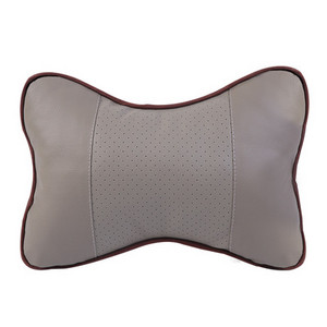 1 бр. Автомобилни възглавници за врат, изкуствена кожа, протектор за опора на главата, черен/червен, универсална облегалка за глава, възглавница за облегалка, подходяща за всички превозни средства