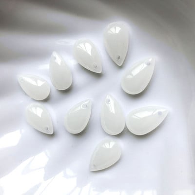 10 vnt 15x8mm ašarų krištolinio stiklo viršaus pragręžti palaidi pakabučiai karoliukai papuošalams gaminti „pasidaryk pats“ auskarų radiniai