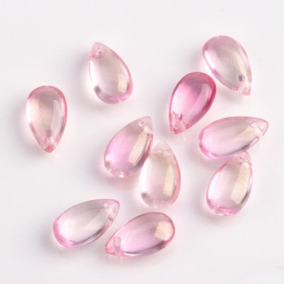 10 vnt 15x8mm ašarų krištolinio stiklo viršaus pragręžti palaidi pakabučiai karoliukai papuošalams gaminti „pasidaryk pats“ auskarų radiniai