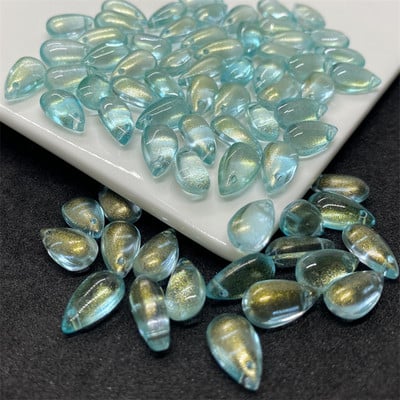 10 vnt 15x8mm ašarų krištolinio stiklo viršaus pragręžti palaidi pakabučiai karoliukai papuošalams gaminti „pasidaryk pats“ auskarų radiniai