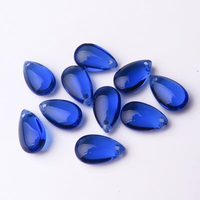 10 vnt 15x8mm ašarų krištolinio stiklo viršaus pragręžti palaidi pakabučiai karoliukai papuošalams gaminti „pasidaryk pats“ auskarų radiniai