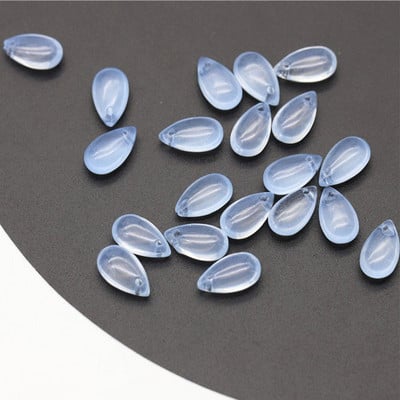 10 vnt 15x8mm ašarų krištolinio stiklo viršaus pragręžti palaidi pakabučiai karoliukai papuošalams gaminti „pasidaryk pats“ auskarų radiniai