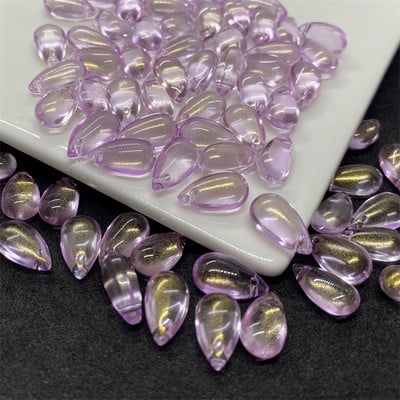 10 vnt 15x8mm ašarų krištolinio stiklo viršaus pragręžti palaidi pakabučiai karoliukai papuošalams gaminti „pasidaryk pats“ auskarų radiniai