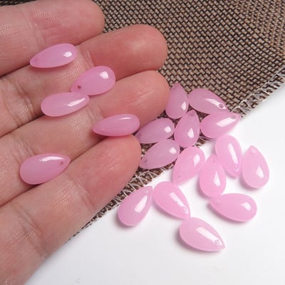 10 vnt 15x8mm ašarų krištolinio stiklo viršaus pragręžti palaidi pakabučiai karoliukai papuošalams gaminti „pasidaryk pats“ auskarų radiniai