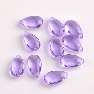 10 vnt 15x8mm ašarų krištolinio stiklo viršaus pragręžti palaidi pakabučiai karoliukai papuošalams gaminti „pasidaryk pats“ auskarų radiniai