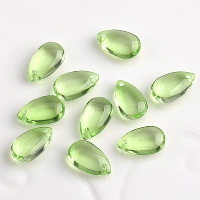 10 vnt 15x8mm ašarų krištolinio stiklo viršaus pragręžti palaidi pakabučiai karoliukai papuošalams gaminti „pasidaryk pats“ auskarų radiniai