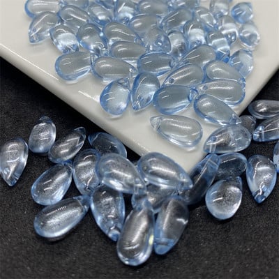 10 vnt 15x8mm ašarų krištolinio stiklo viršaus pragręžti palaidi pakabučiai karoliukai papuošalams gaminti „pasidaryk pats“ auskarų radiniai