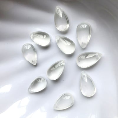 10 vnt 15x8mm ašarų krištolinio stiklo viršaus pragręžti palaidi pakabučiai karoliukai papuošalams gaminti „pasidaryk pats“ auskarų radiniai