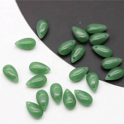 10 vnt 15x8mm ašarų krištolinio stiklo viršaus pragręžti palaidi pakabučiai karoliukai papuošalams gaminti „pasidaryk pats“ auskarų radiniai