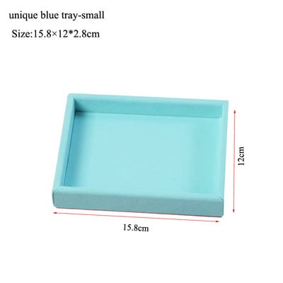 Unikalus mėlynas/rožinis „pasidaryk pats“ papuošalų laikymo dėklas žiedas apyrankė dovanų dėžutė papuošalų organizatorius auskarų laikiklis 3 dydžiai tinka daugumai kambario erdvės