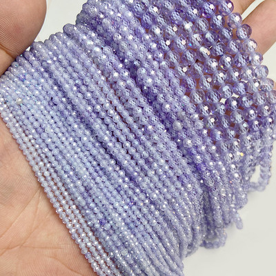 2 3mm läbipaistvad tsirkoonhelmed Looduslikud Väikesed kivist helmed pisikesed valged tsirkoonhelmed Ümmargused Väikesed Lahtised Helmed kvartskristallist kalliskivi