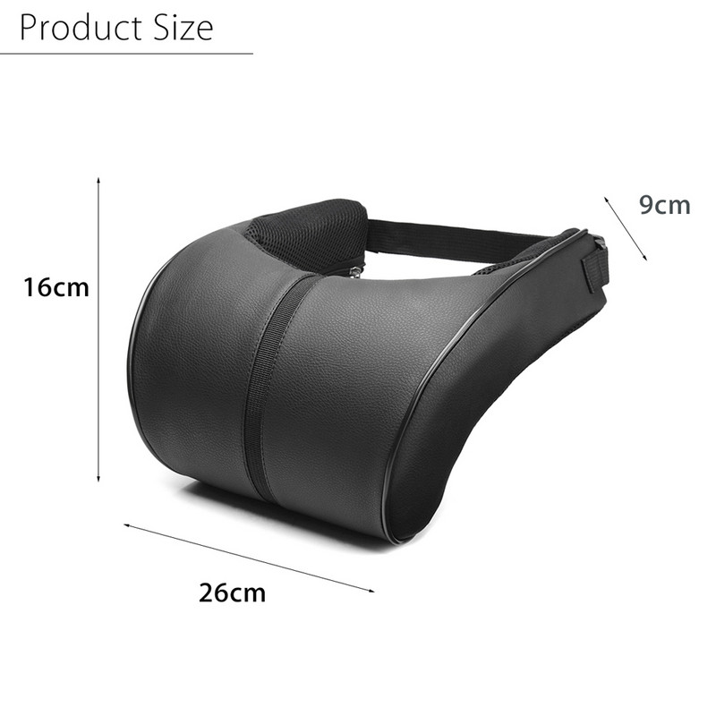 Scaun de mașină Tetiera Odihnă de călătorie Pernă pentru gât Piele PU Perna pentru gât pentru mașină Perne din spumă cu memorie Tetiera pentru scaun Pernă pentru tetieră